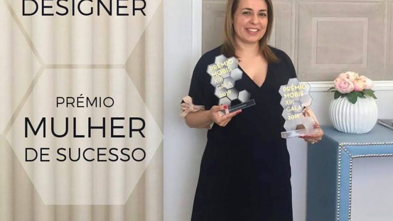 Ângela Pinheiro distinguished with the ‘Successful Woman’ and ‘Best Designer’ Mobis awards