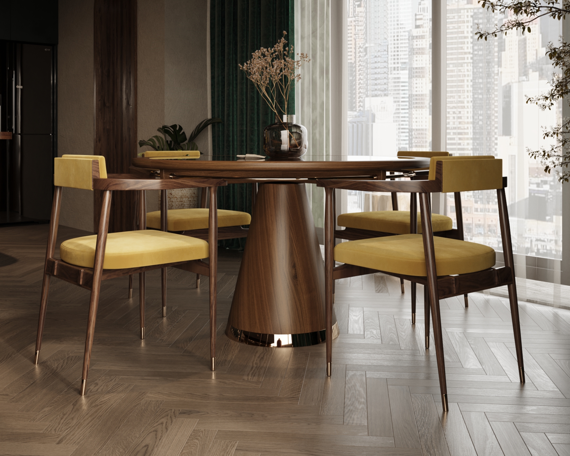 Living and Dining Room By Mezzo Collection