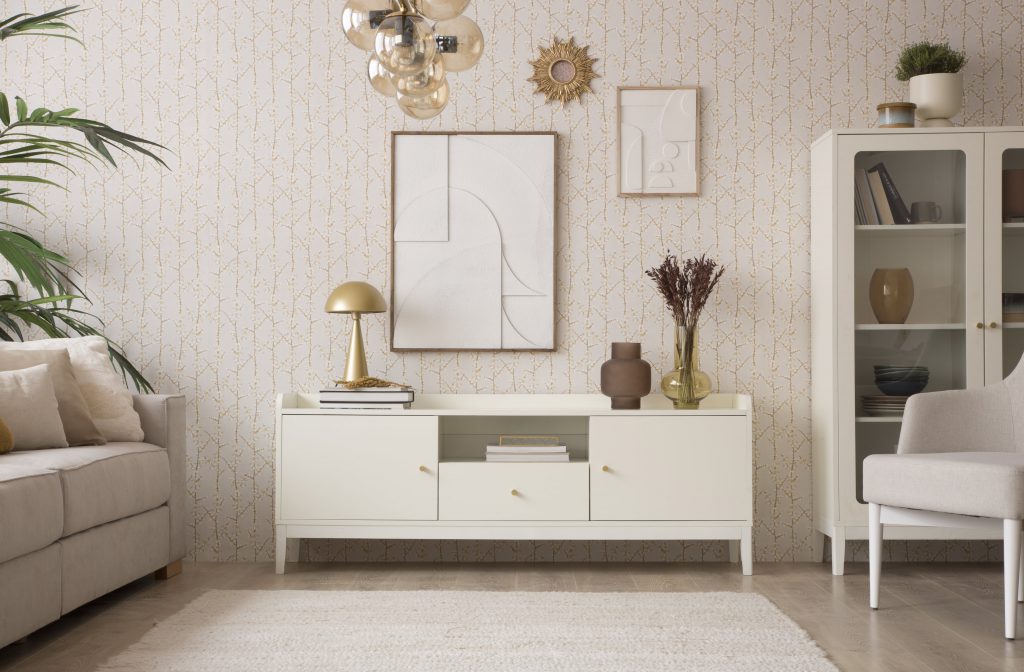 BANAK - Mid Century white furniture