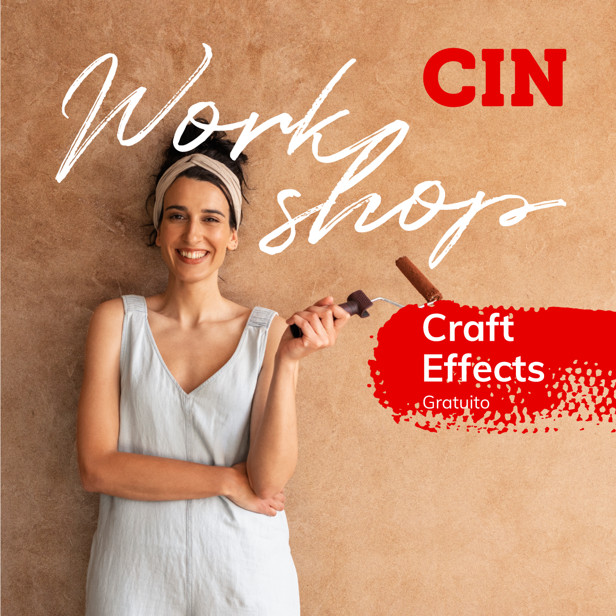 Workshops gratuitos CIN regressam para ensinar técnicas simples de pintura e decoração