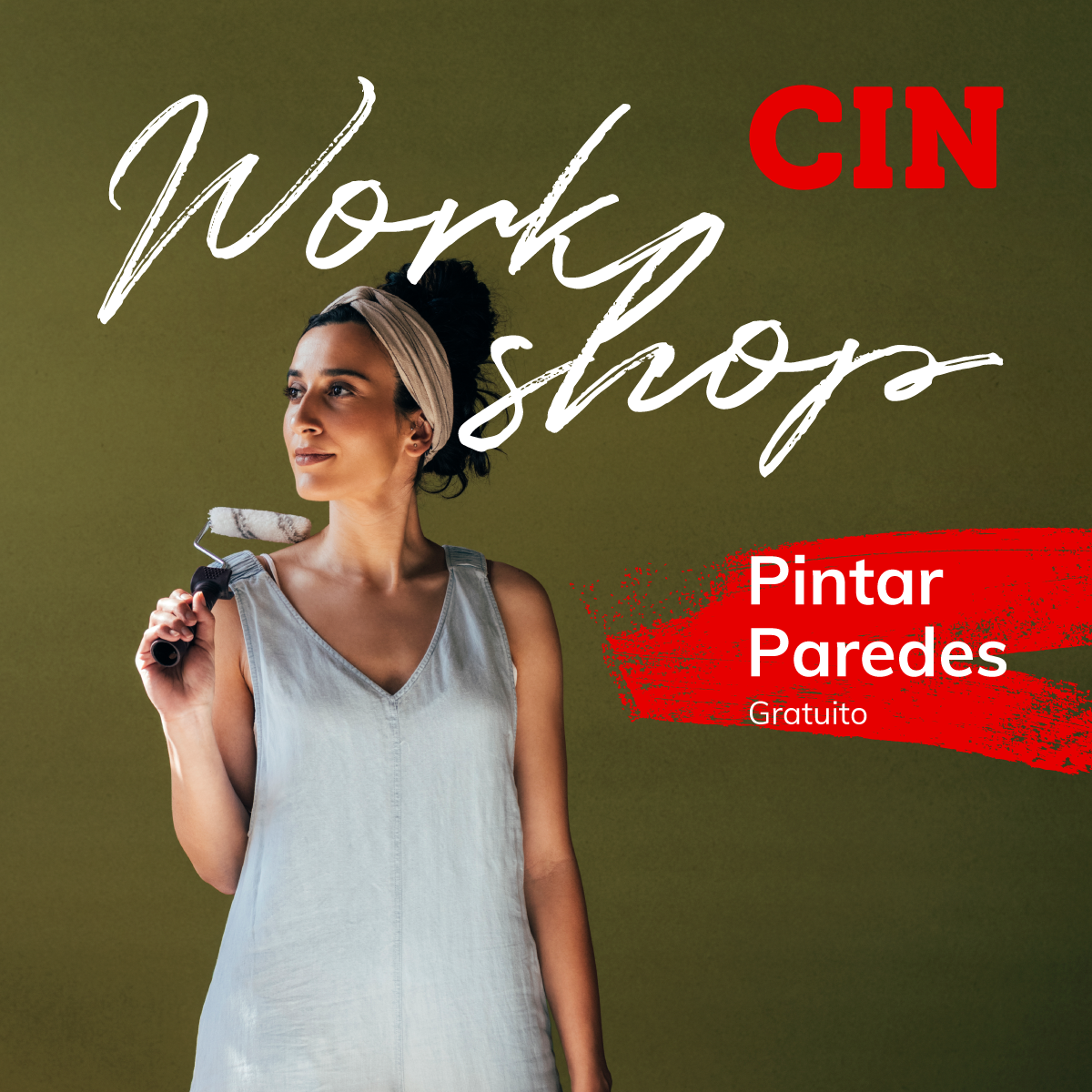Workshops gratuitos CIN regressam para ensinar técnicas simples de pintura e decoração