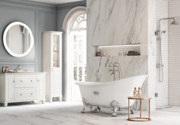 Roca inspira à criação de um espaço de banho que combina vintage com tendências do séc. XXI