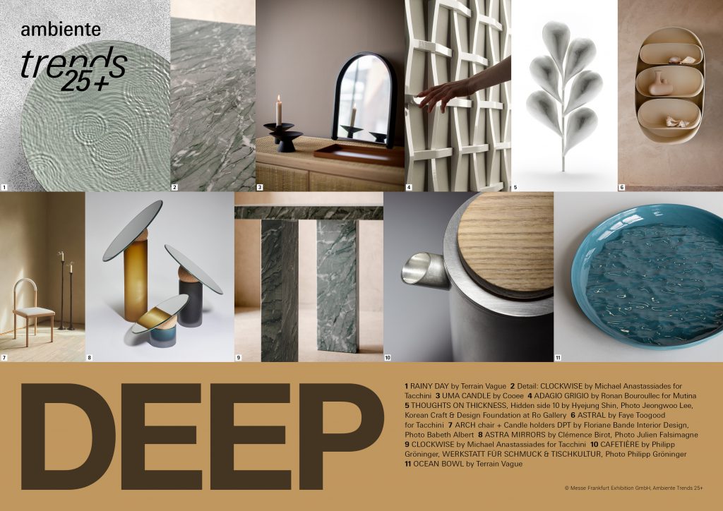 Ambiente Trends 25+: DEEP, REAL, EASE create a positive living experience