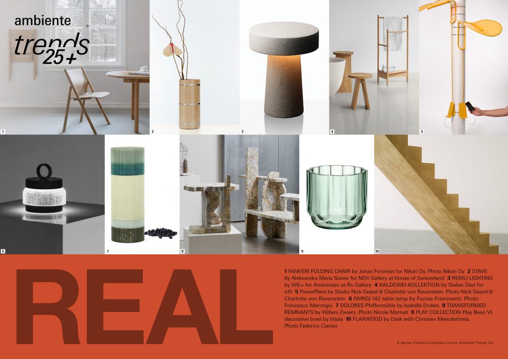 Ambiente Trends 25+: DEEP, REAL, EASE create a positive living experience