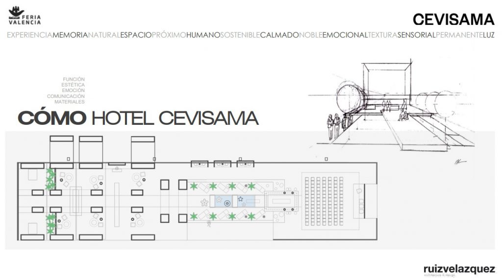 Cevisama 2025 will recreate a sustainable hotel with ceramics and innovative bathroom fittings