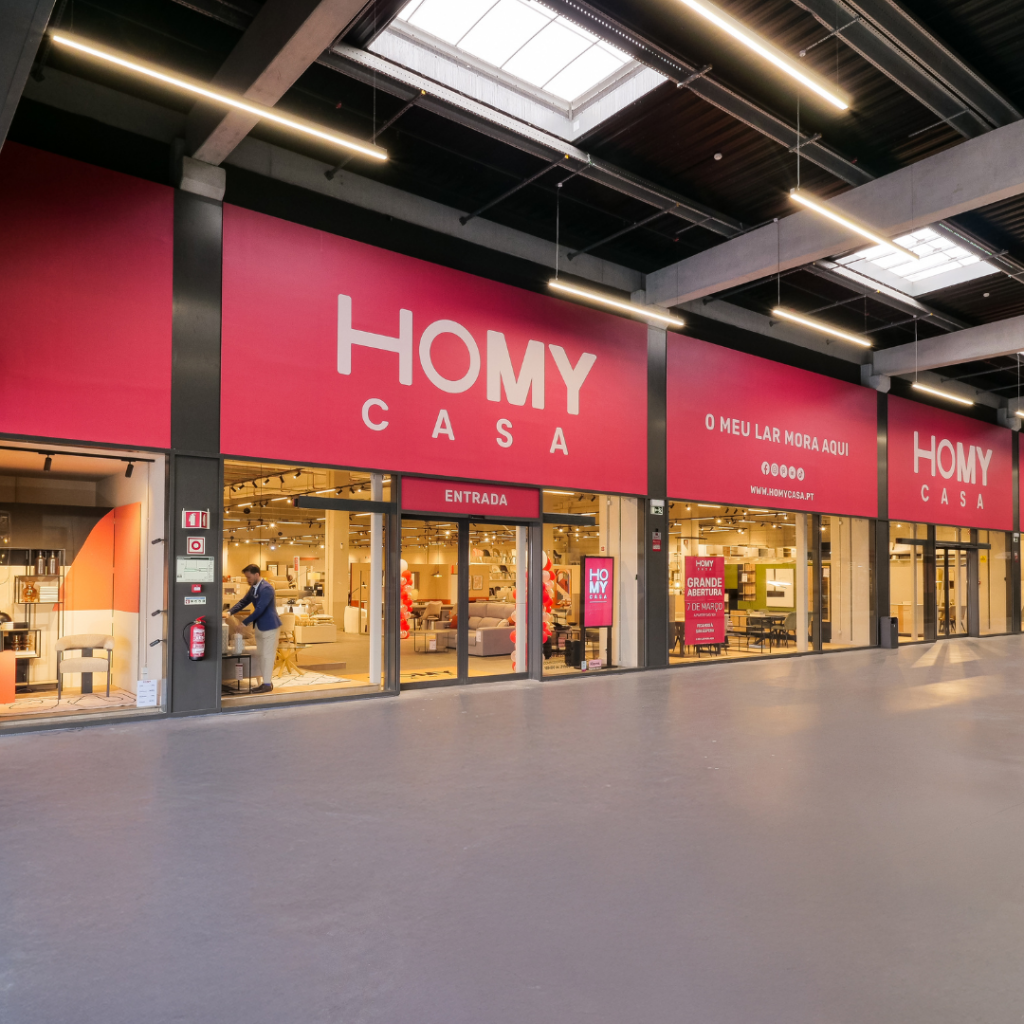 HOMYCASA chega ao Matosinhos Retail Park com nova imagem e conceito renovado