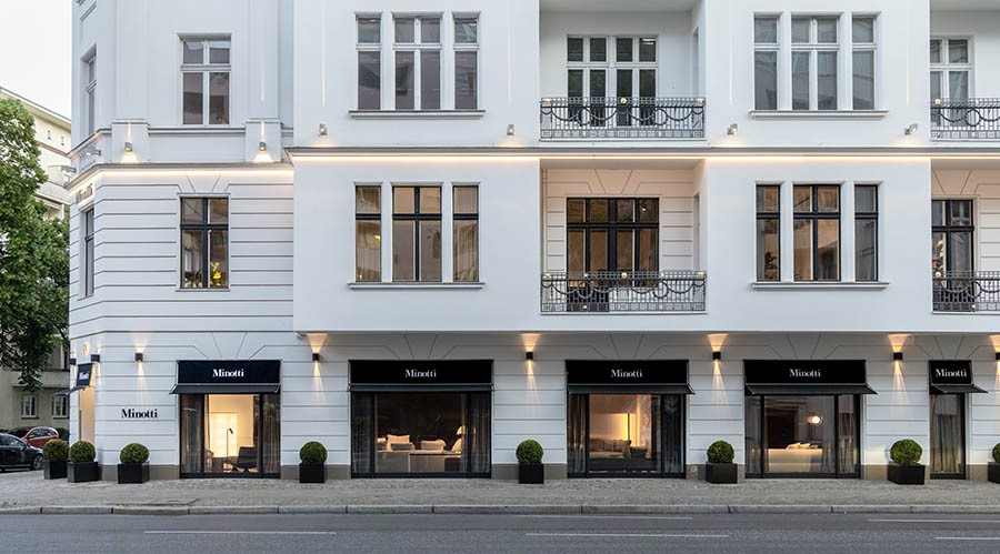 Minotti Berlin presents its new showroom