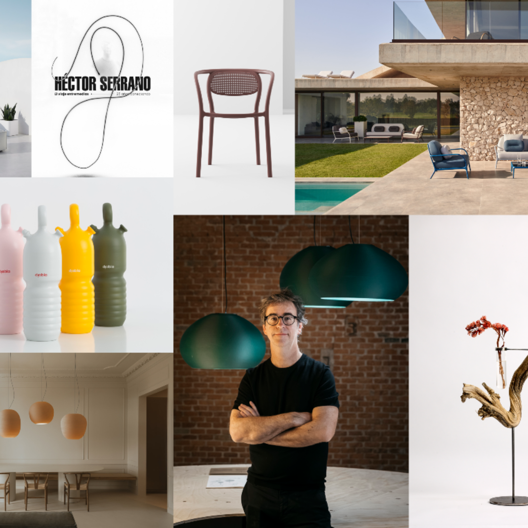 Héctor Serrano: 25 anos de carreira do último vencedor do Prémio Nacional de Design e uma recordação das inundações