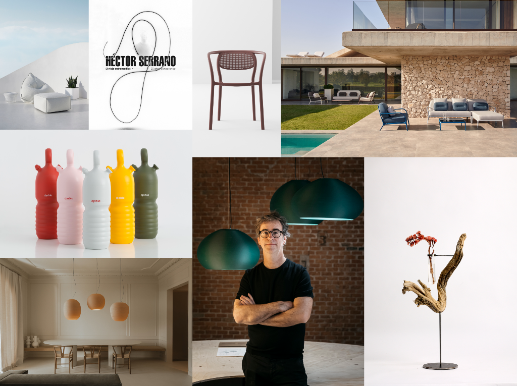 Héctor Serrano: 25 anos de carreira do último vencedor do Prémio Nacional de Design e uma recordação das inundações