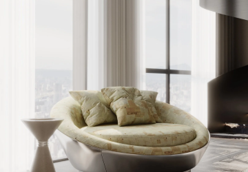 Moon Armchair: A beleza silenciosa da noite