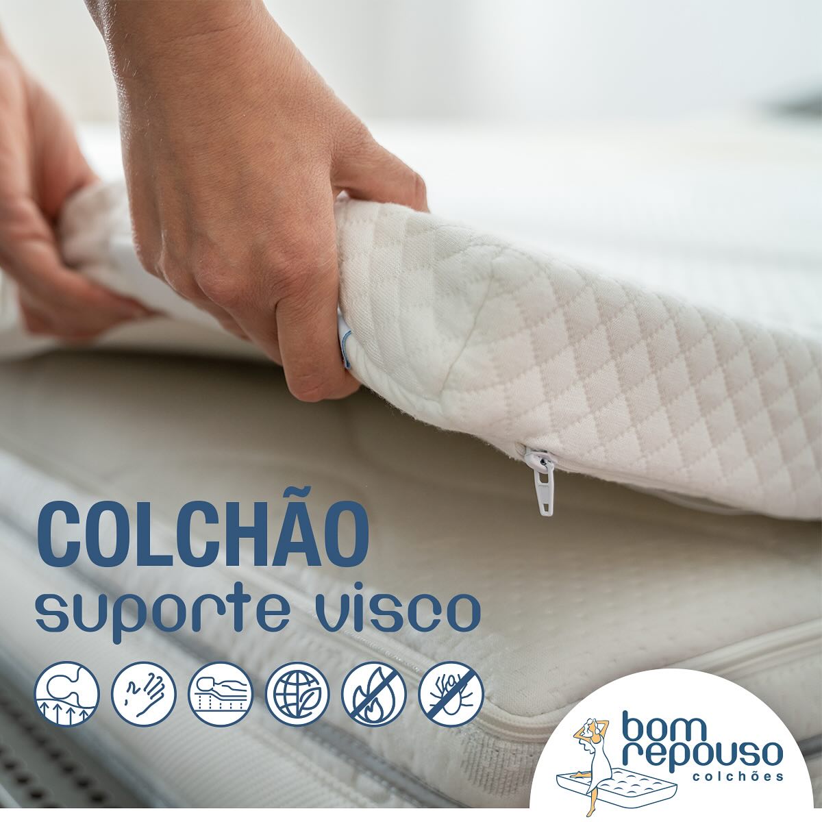 Colchões Bom Repouso: Conheça o Colchão Suporte Visco
