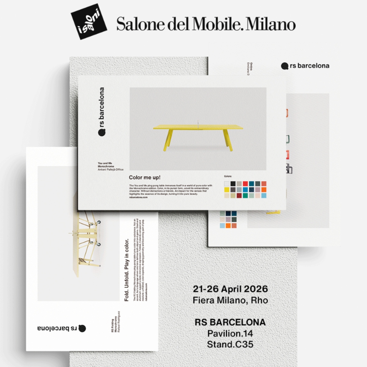 RS Barcelona present at Salone del Mobile Milano