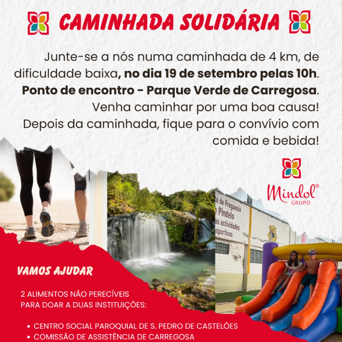 Mindol organiza caminhada solidária